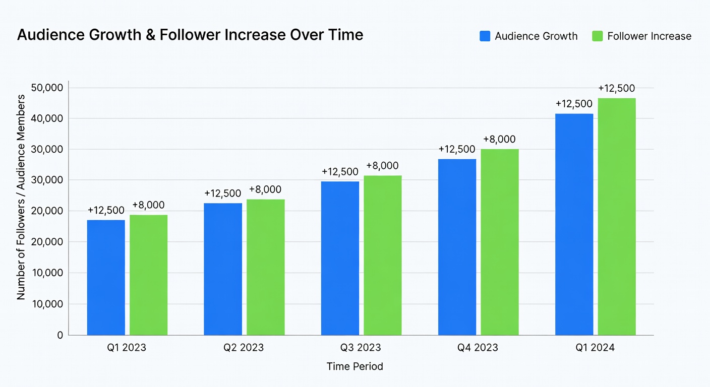 Audience growth analytics