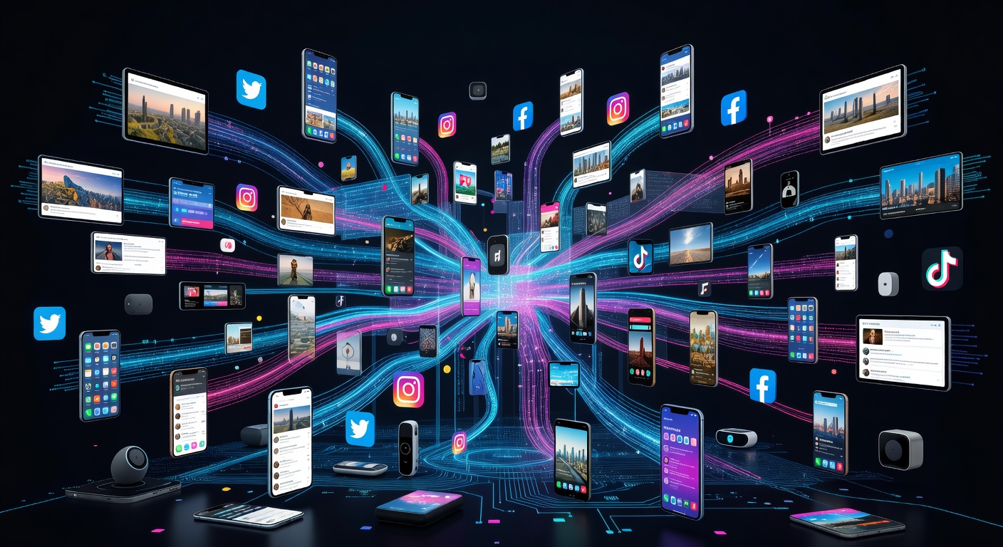 Connected social media platforms