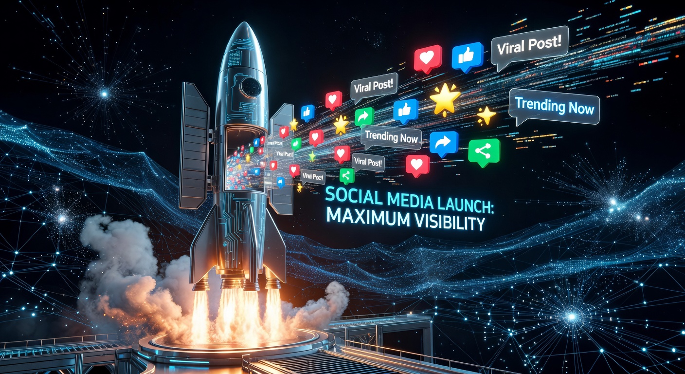 Content launch system illustration