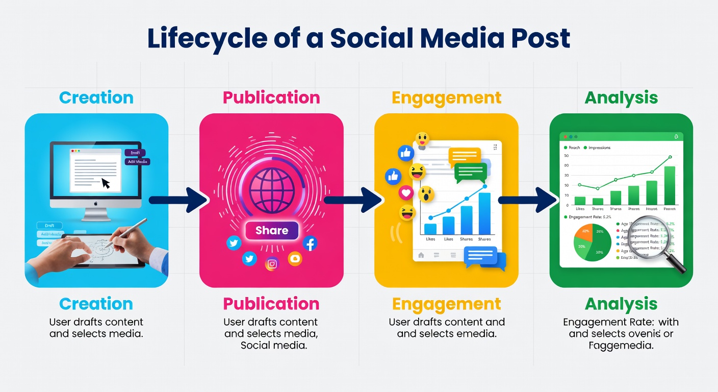 Post lifecycle timeline