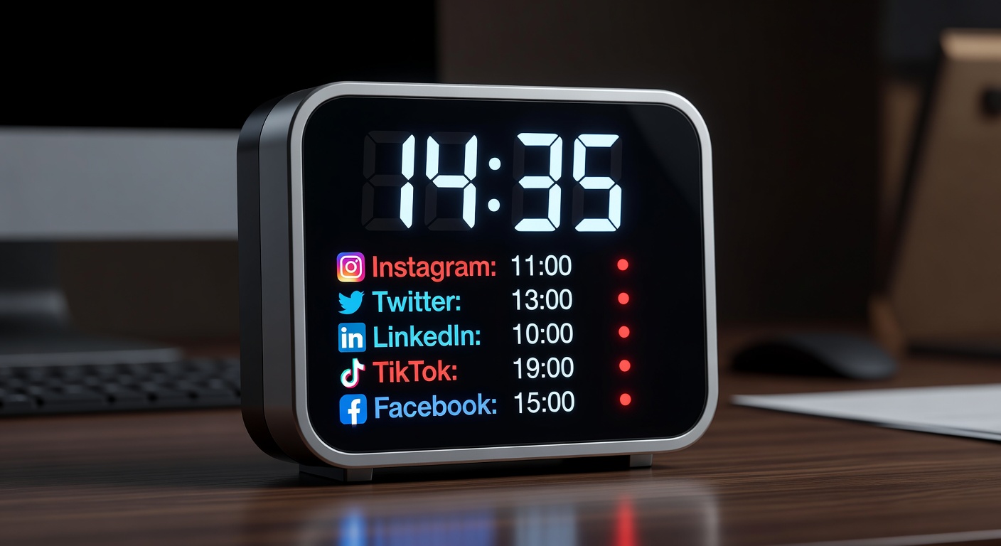 Posting schedule timing guide